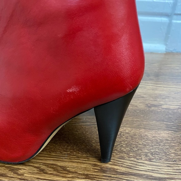 IRO Fawn Bootie in Red - Picture 7 of 11